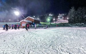 Night skiing at Buffalo Ski Center