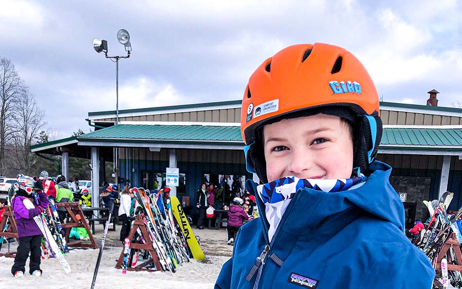 Junior skier at Buffalo Ski Center
